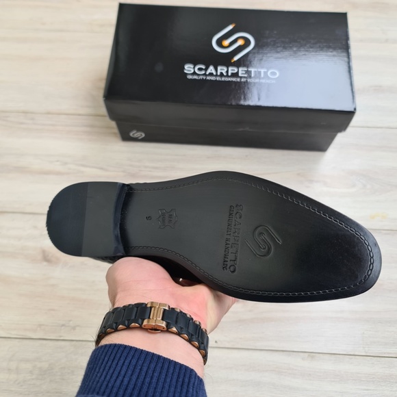 Premium Leather Spiky Men's Loafer - Picture 5 of 7